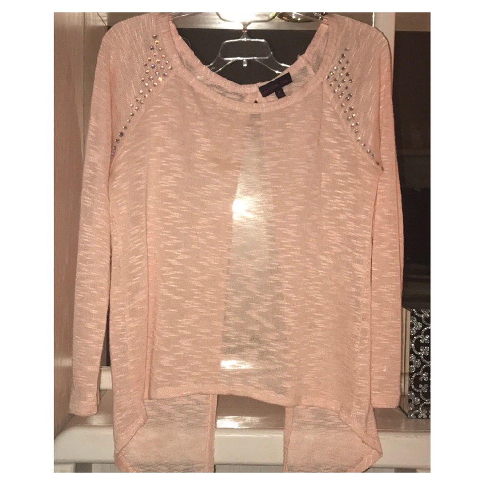 💝 Pink open back blouse 💝